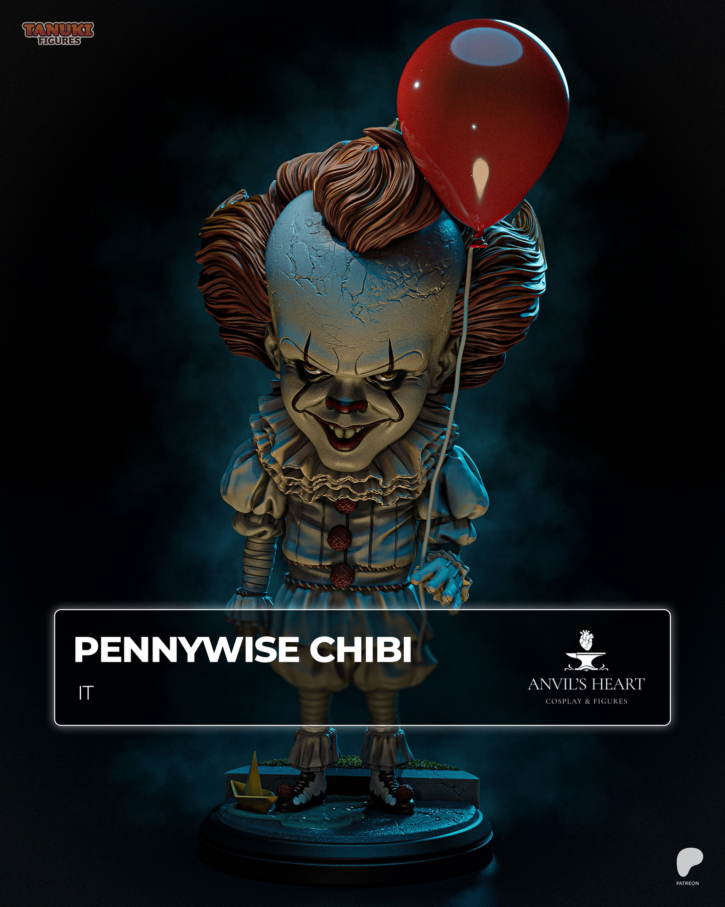 Pennywise Chibi | IT | Handcrafted Figure
