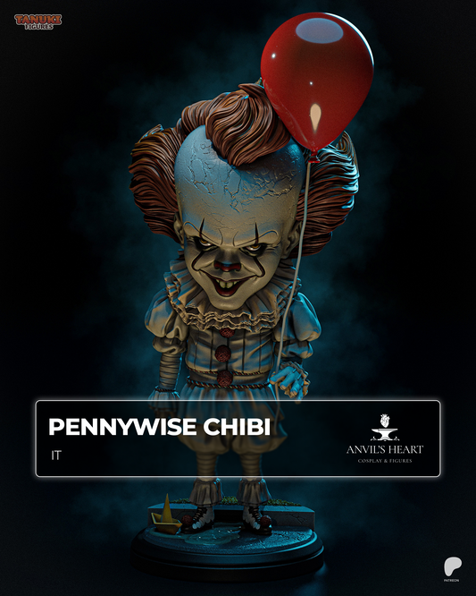 Pennywise Chibi | IT | Handcrafted Figure