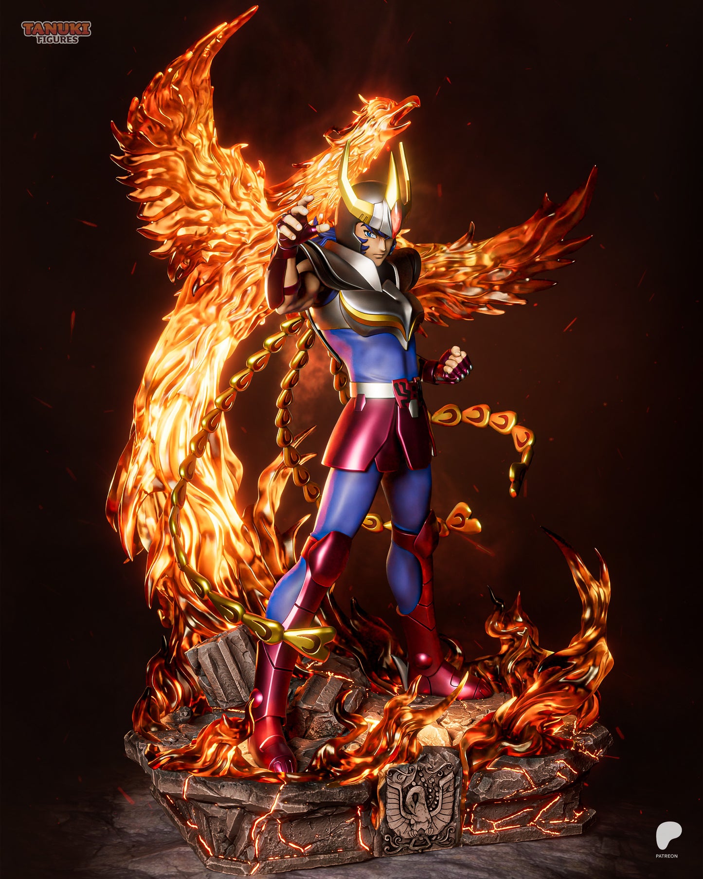 Phoenix Ikki | Saint Seiya | Handcrafted Figure