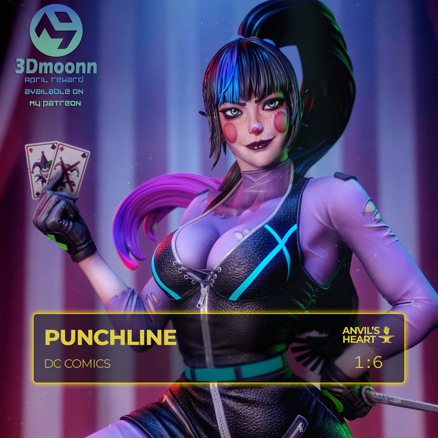 Punchline | DC comics | Handcrafted Figure