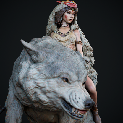 San | Princess Mononoke | Handcrafted Figure