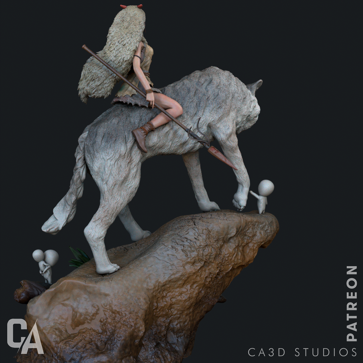 San | Princess Mononoke | Handcrafted Figure