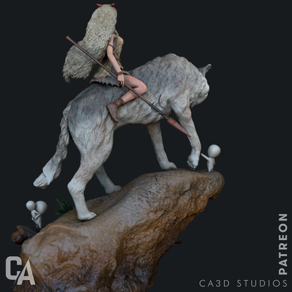 San | Princess Mononoke | Handcrafted Figure
