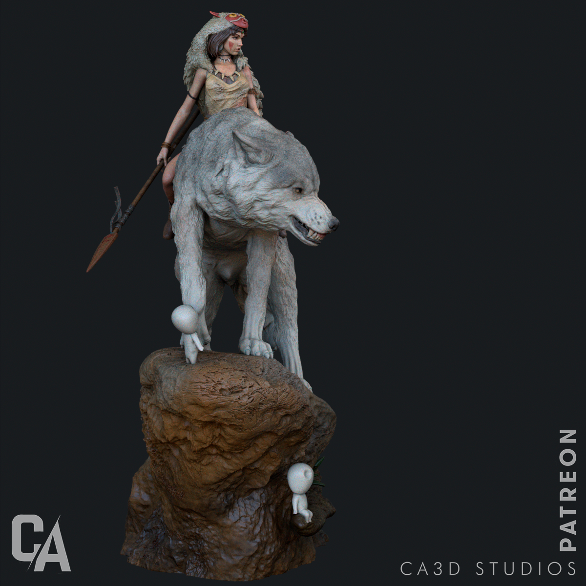 San | Princess Mononoke | Handcrafted Figure