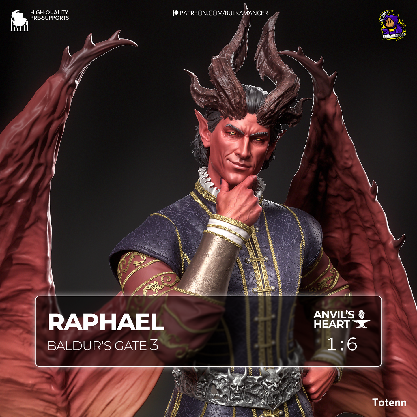 Raphael | Baldur’s Gate 3 | Handcrafted Figure