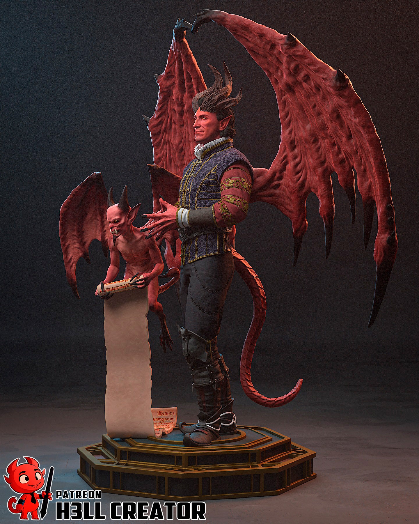 Raphael | Baldur’s Gate 3 | Handcrafted Figure