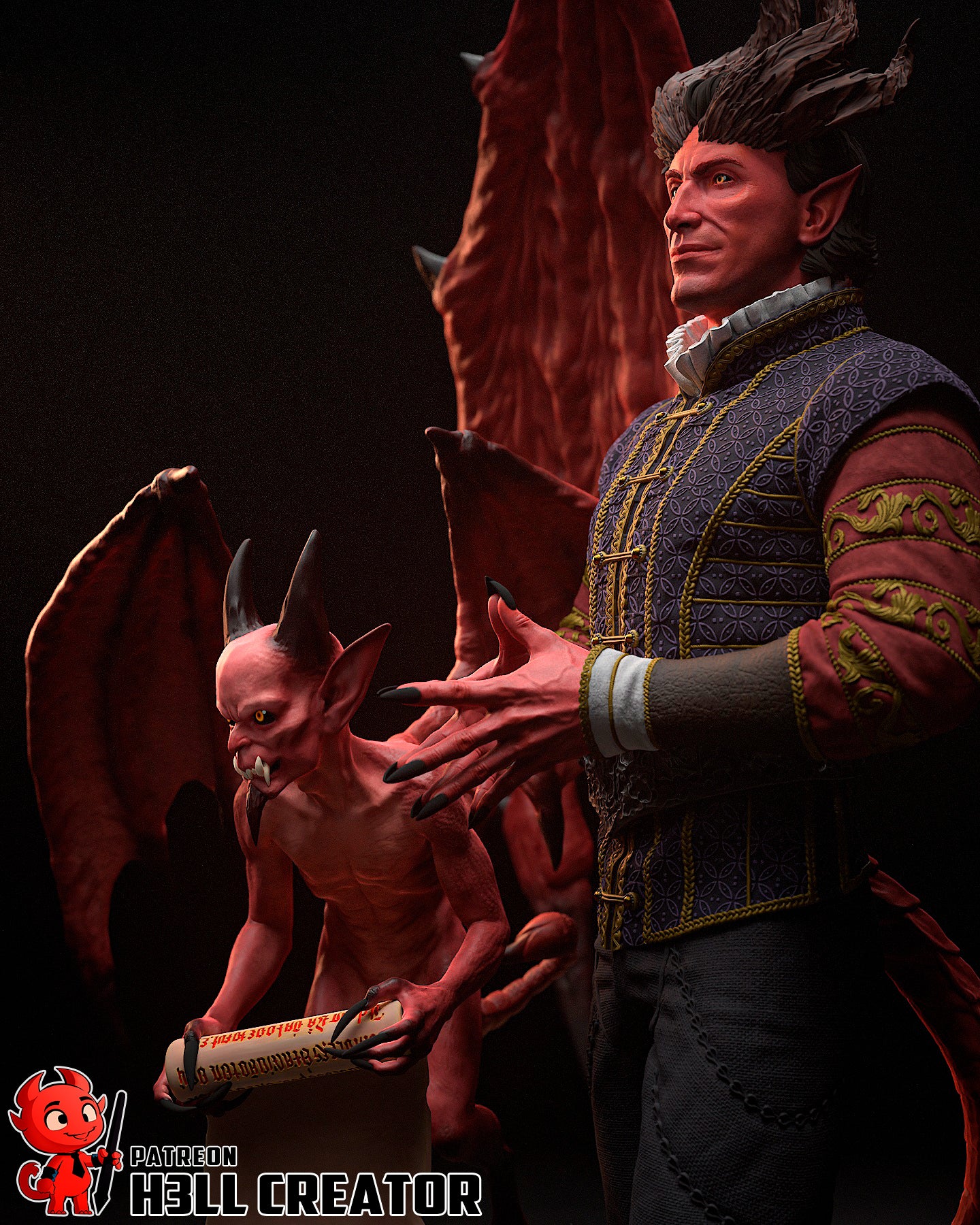 Raphael | Baldur’s Gate 3 | Handcrafted Figure