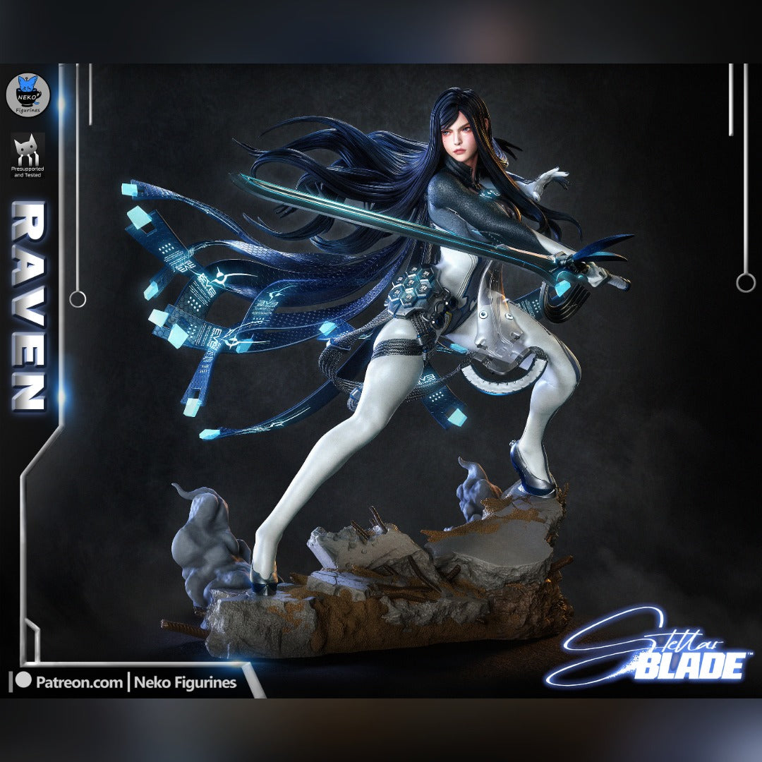 Black-Winged Warrior | Handcrafted Figure
