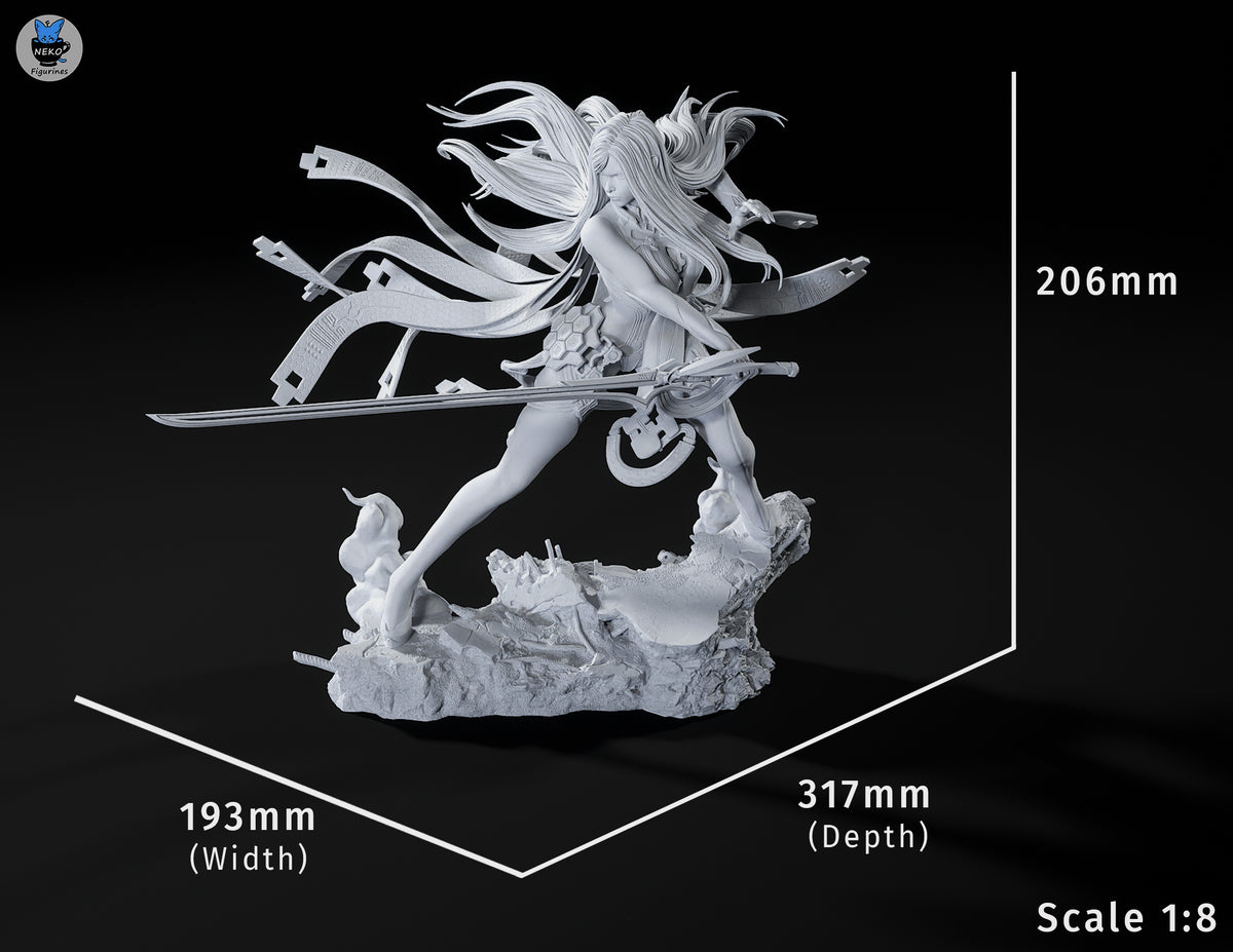 Black-Winged Warrior | Handcrafted Figure