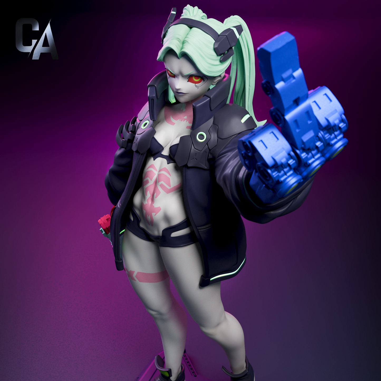 Rebecca | Cyberpunk: Edgerunners | Handcrafted Figure