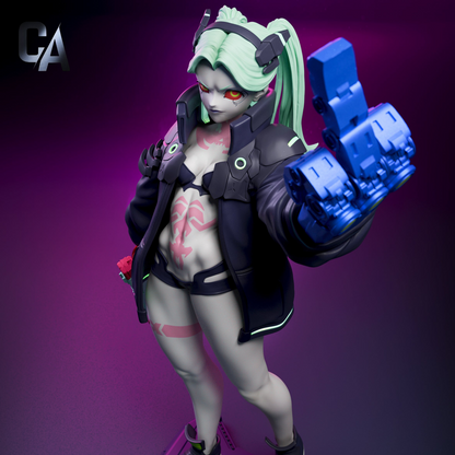 Rebecca | Cyberpunk: Edgerunners | Handcrafted Figure
