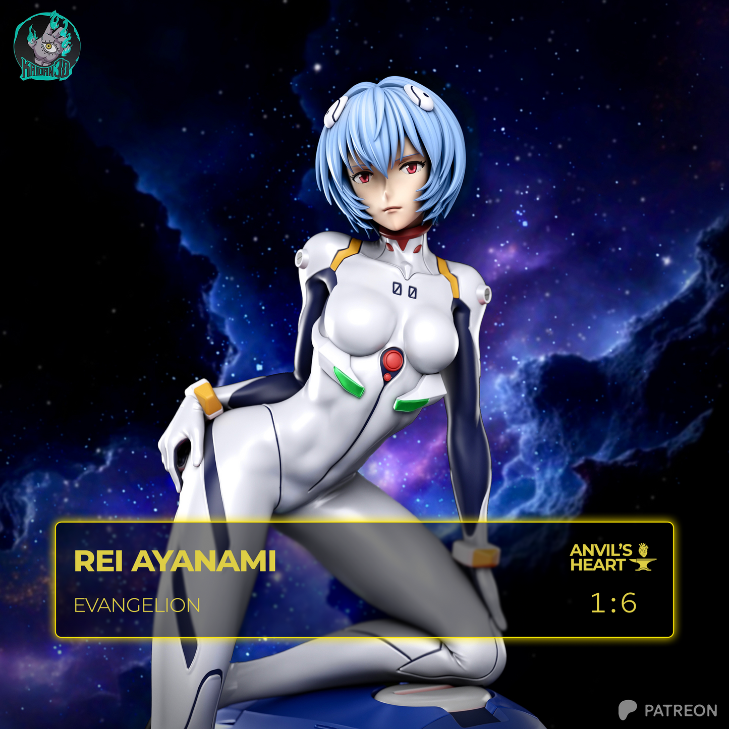Rei Ayanami | Evangelion | Handcrafted Figure