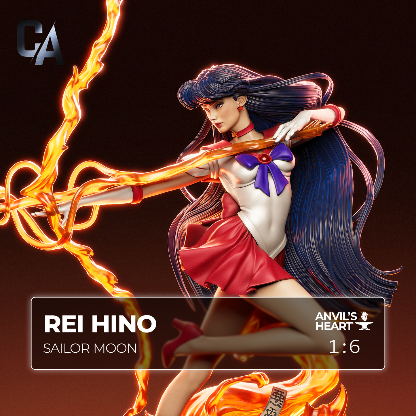 Rei Hino | Sailor Moon | Handcrafted Figure
