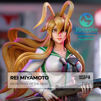 Rei Miyamoto | Highschool of the Dead | Handcrafted Figure