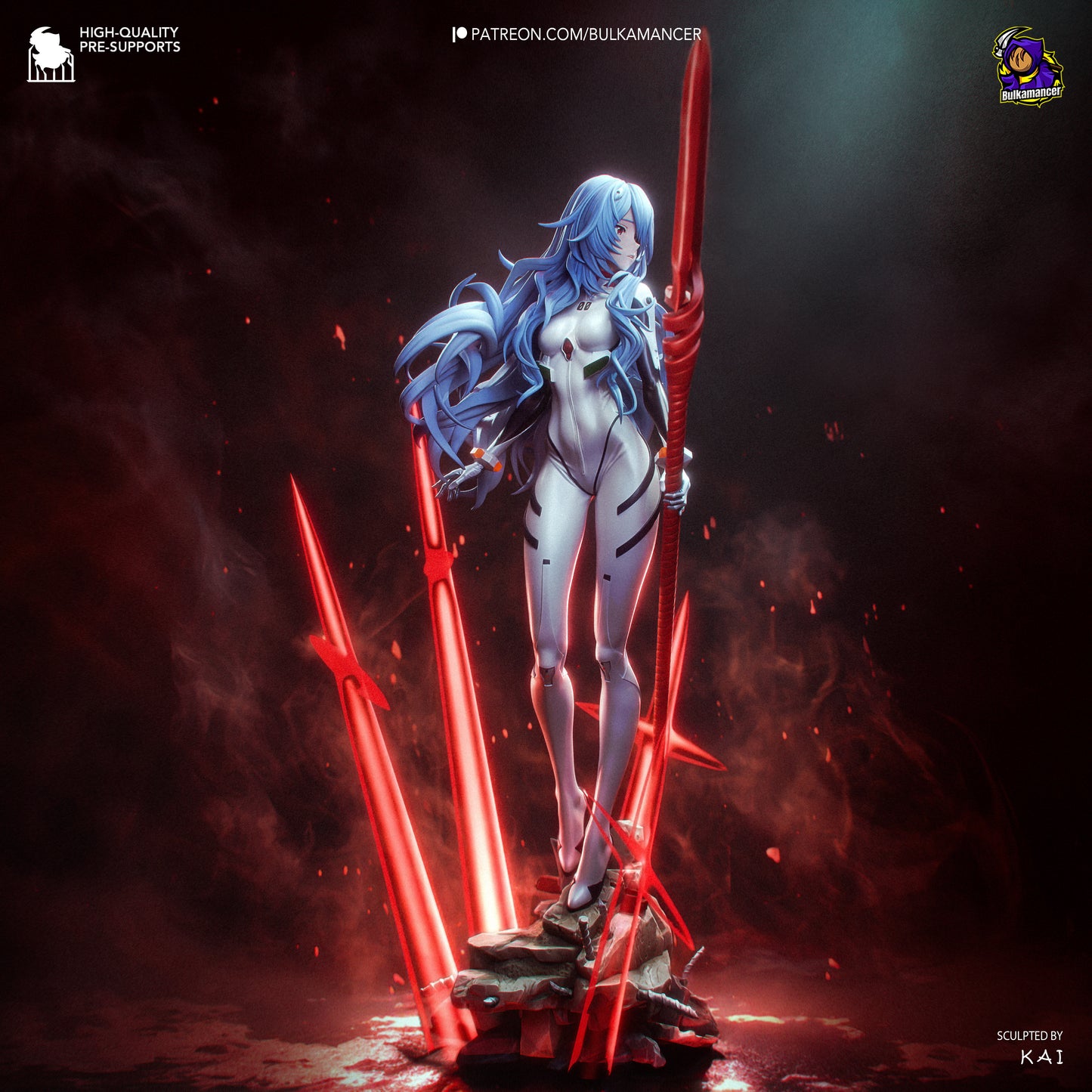 Rei Ayanami | Evangelion | Handcrafted Figure