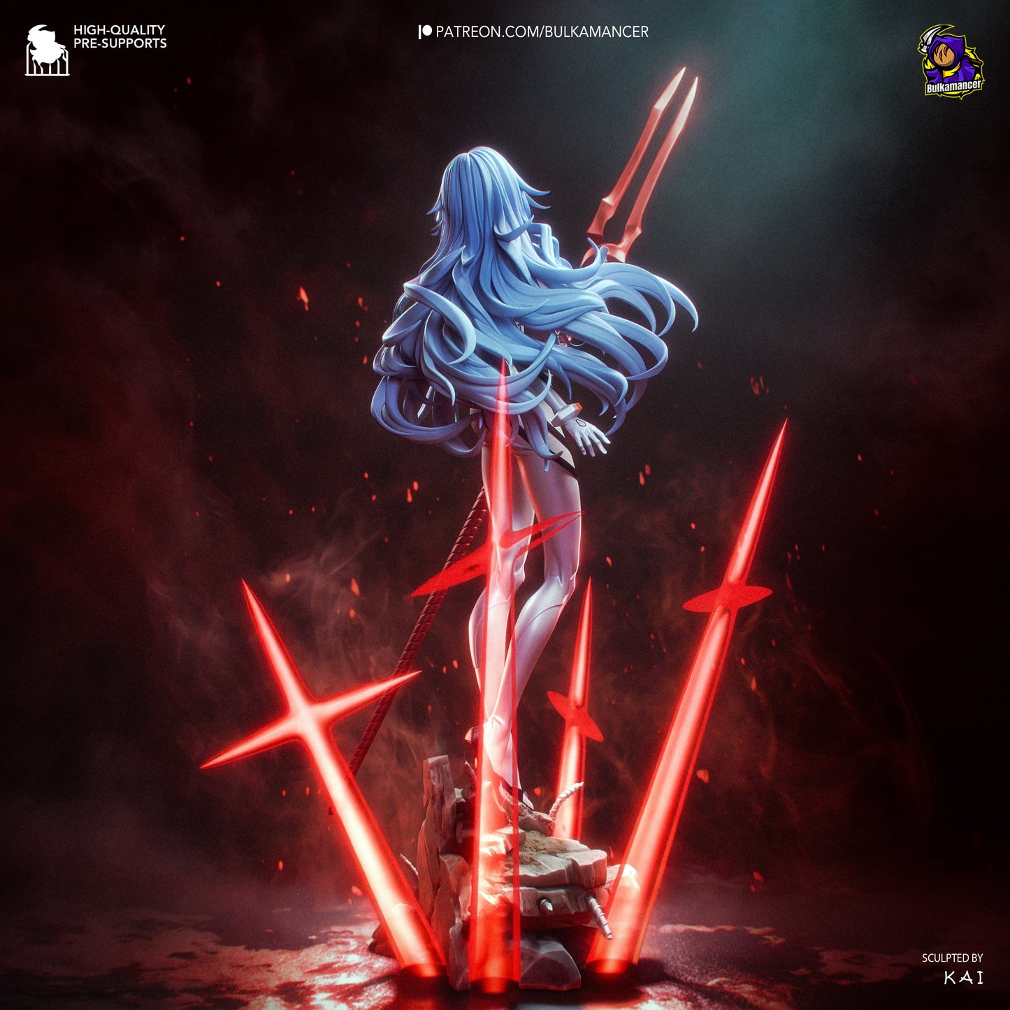 Rei Ayanami | Evangelion | Handcrafted Figure