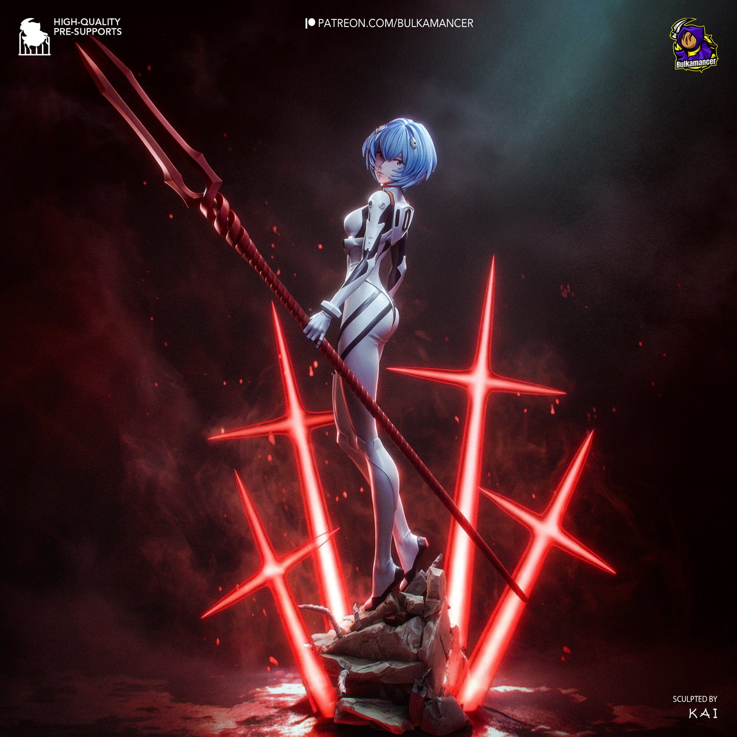 Rei Ayanami | Evangelion | Handcrafted Figure