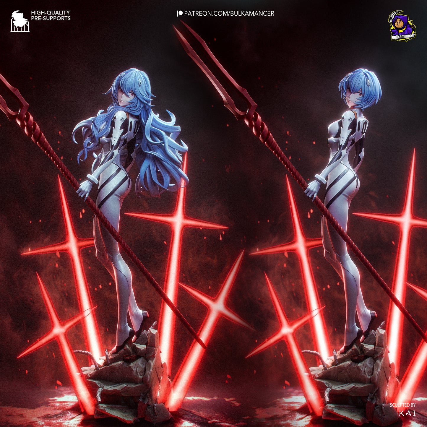 Rei Ayanami | Evangelion | Handcrafted Figure