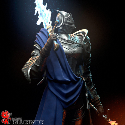 Twin Moon Knight | Handcrafted Figure