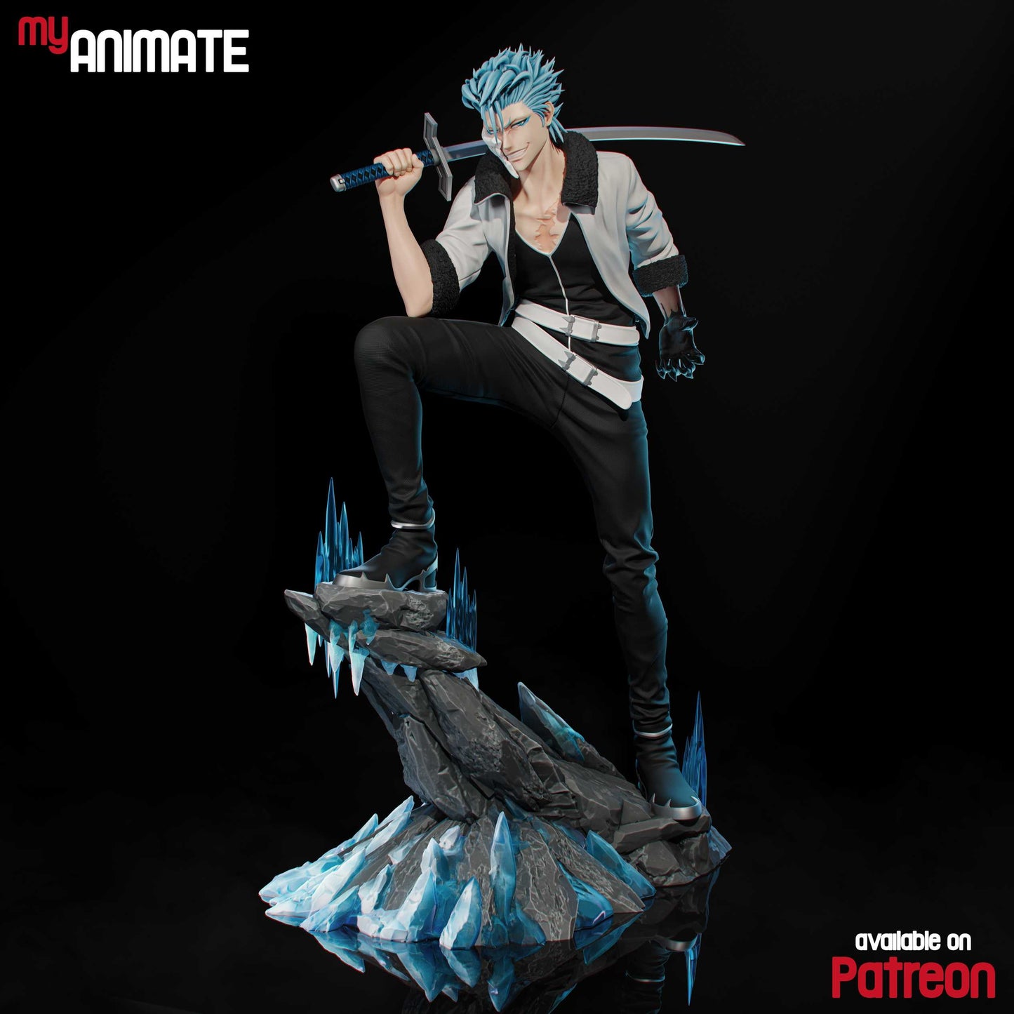 Grimmjow | Bleach | Handcrafted Figure