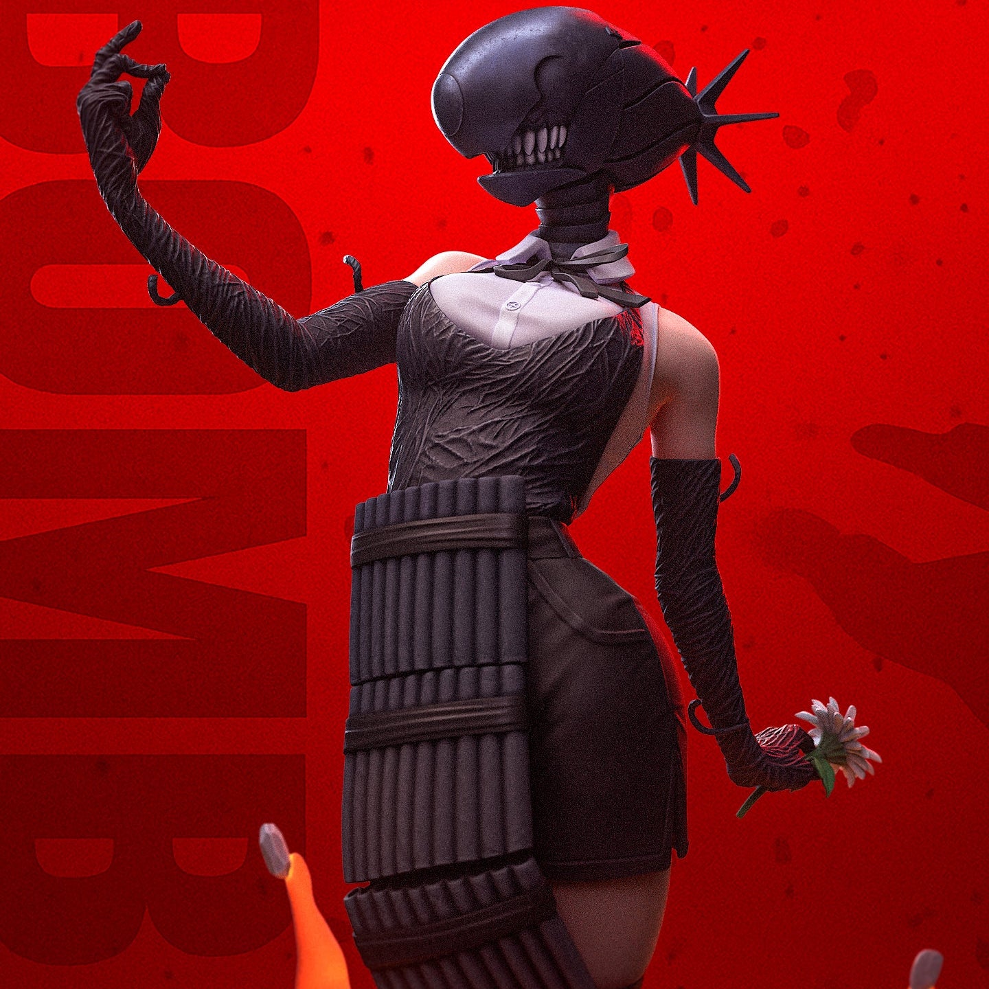 The Bomb Devil | Chainsaw | Handcrafted Figure