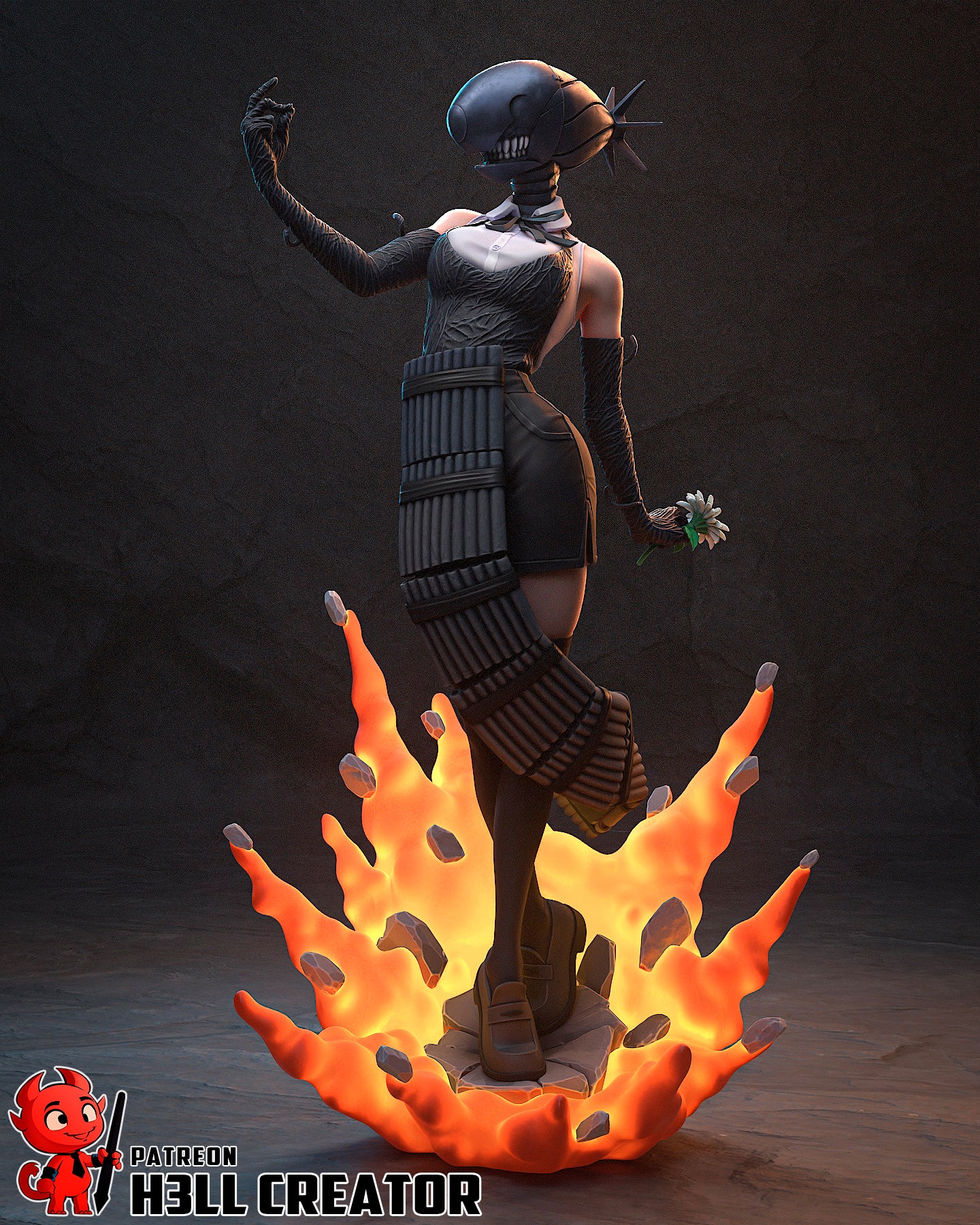 The Bomb Devil | Chainsaw | Handcrafted Figure