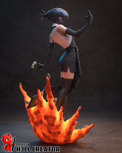 The Bomb Devil | Chainsaw | Handcrafted Figure