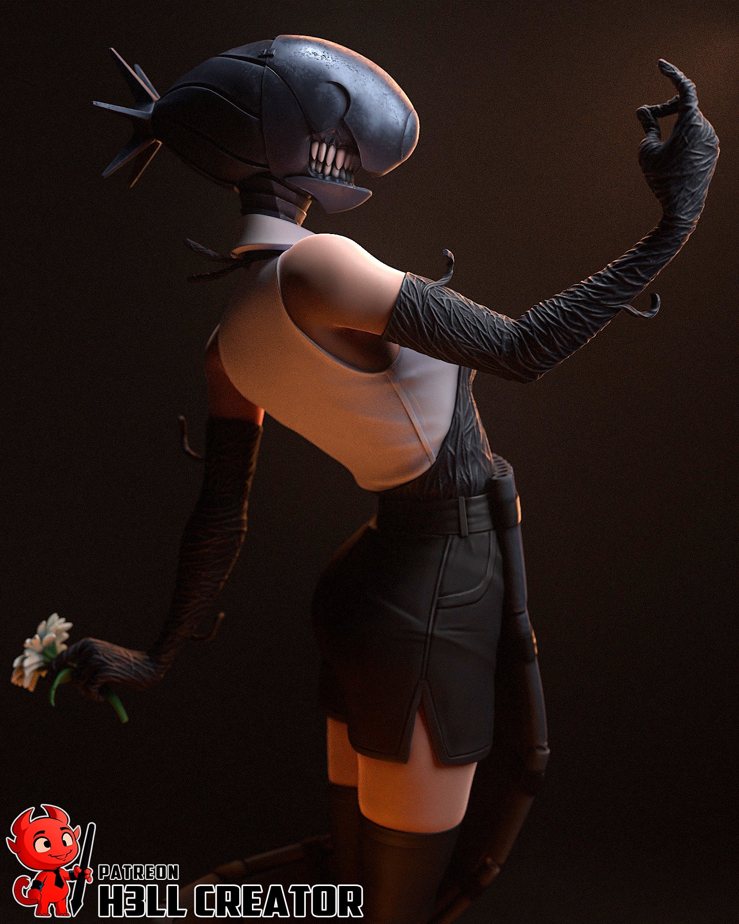 The Bomb Devil | Chainsaw | Handcrafted Figure