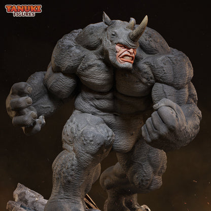 Rampage Rhino | Handcrafted Figure