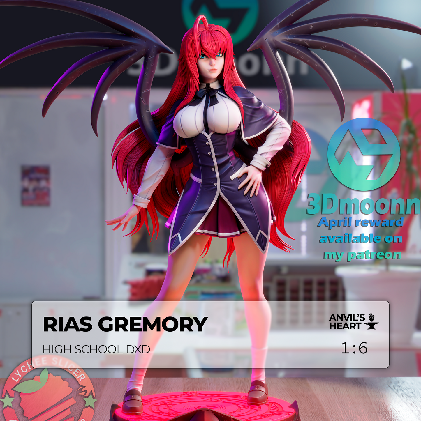 Rias Gremory | High School DxD | Handcrafted Figure