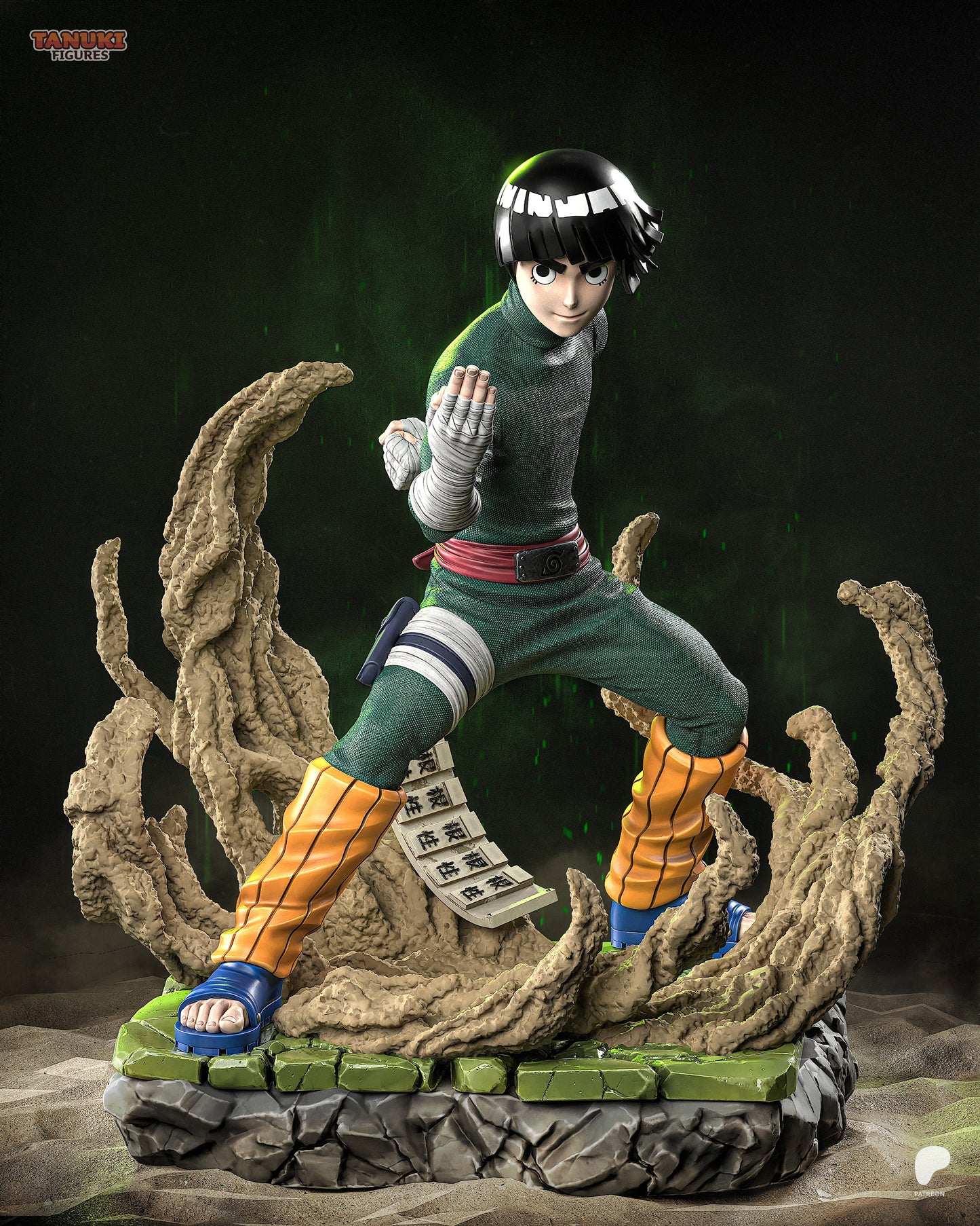 Rock Lee | Ninja | Handcrafted Figure