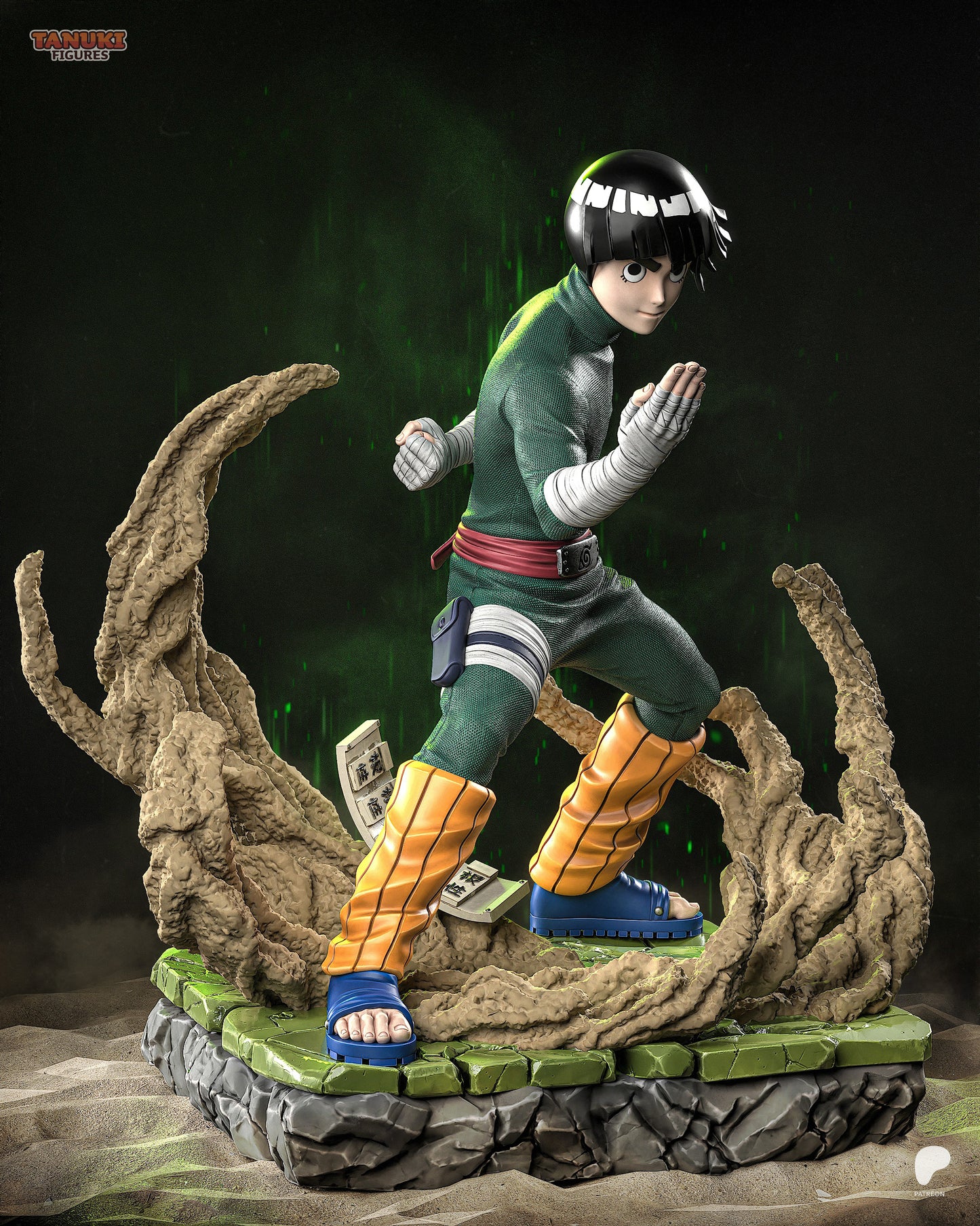 Rock Lee | Ninja | Handcrafted Figure
