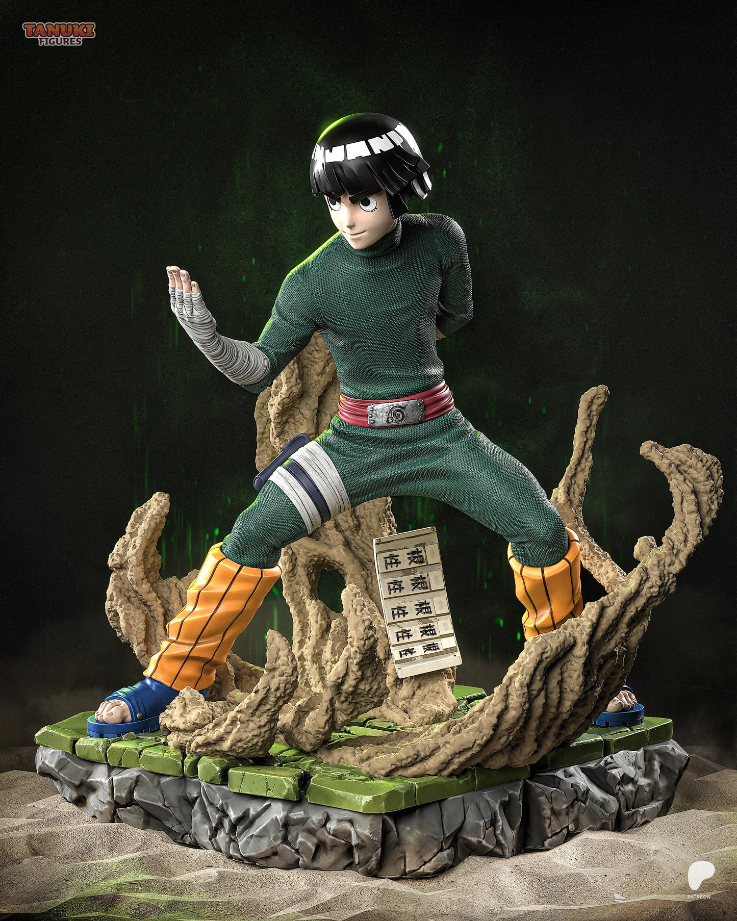 Rock Lee | Ninja | Handcrafted Figure