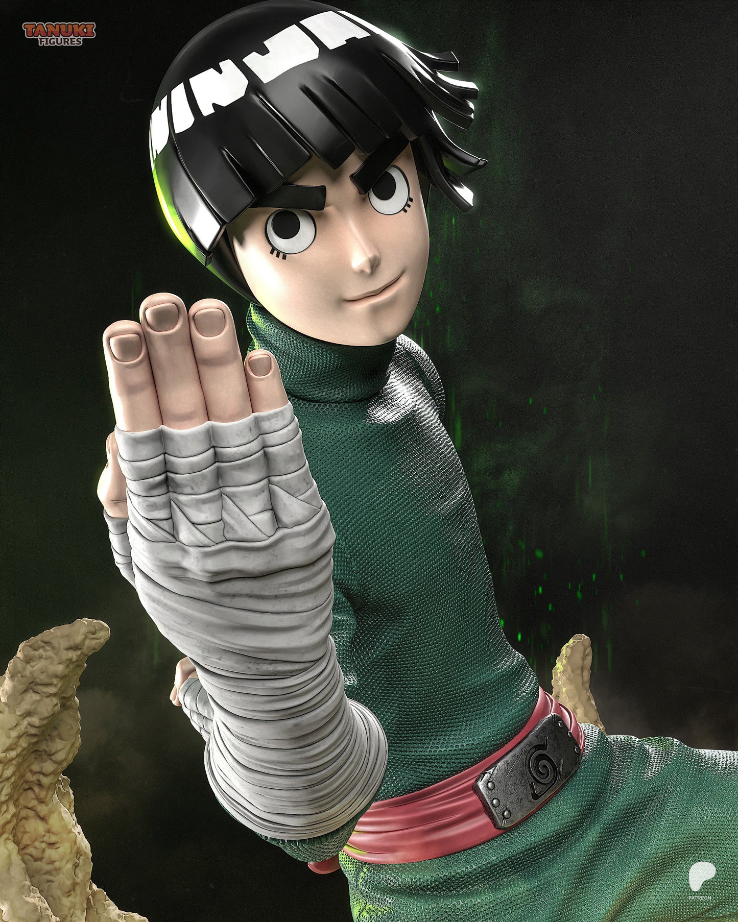 Rock Lee | Ninja | Handcrafted Figure