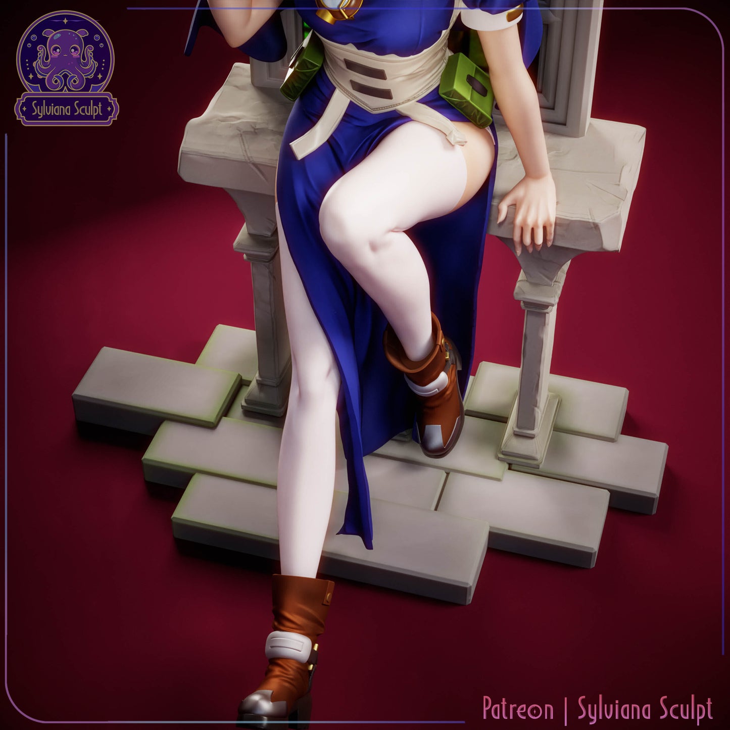 Holy Gunslinger Nun | Handcrafted Figure