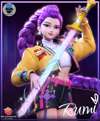 Rumi | Kpop Demon Hunters | Handcrafted Figure