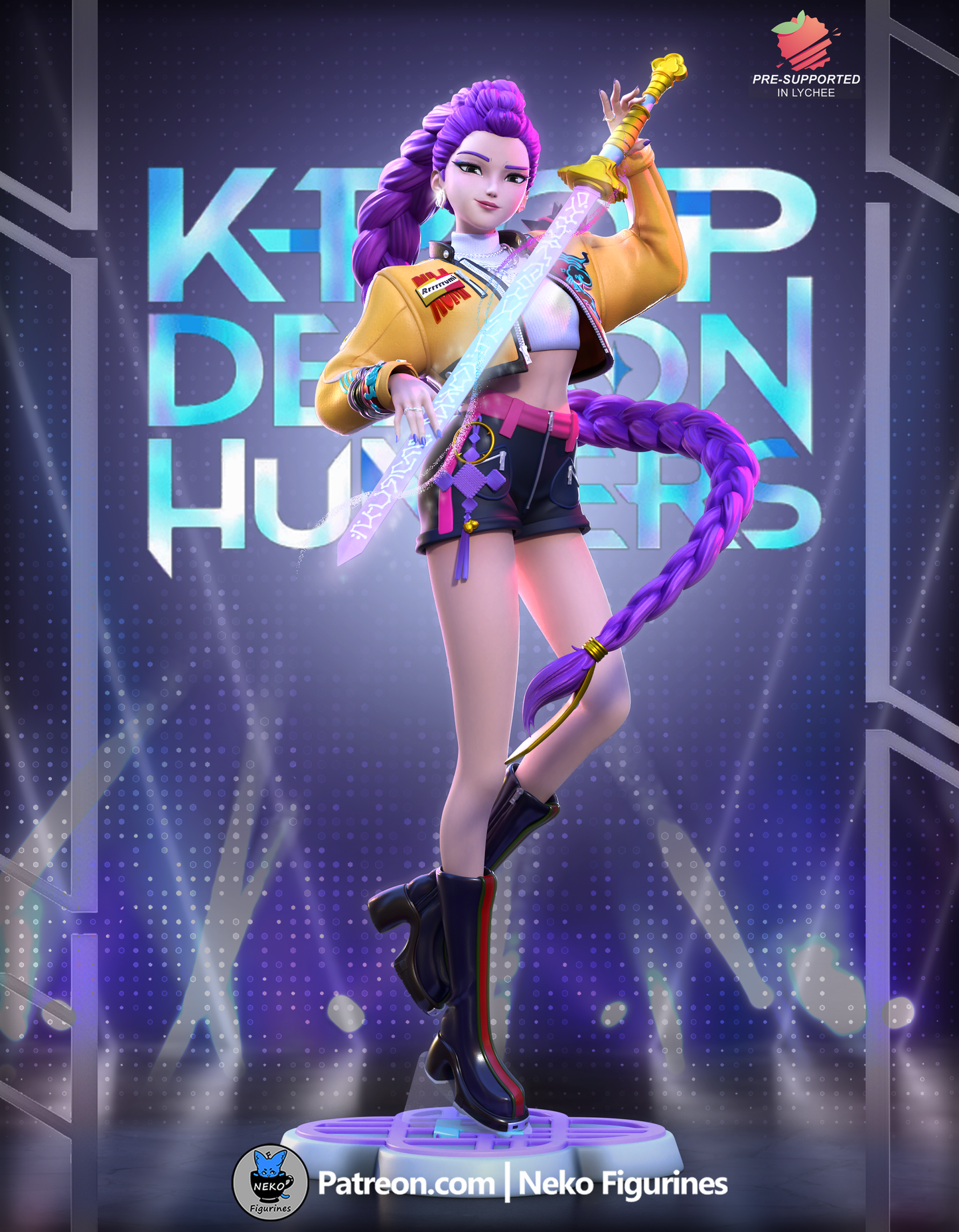 Rumi | Kpop Demon Hunters | Handcrafted Figure