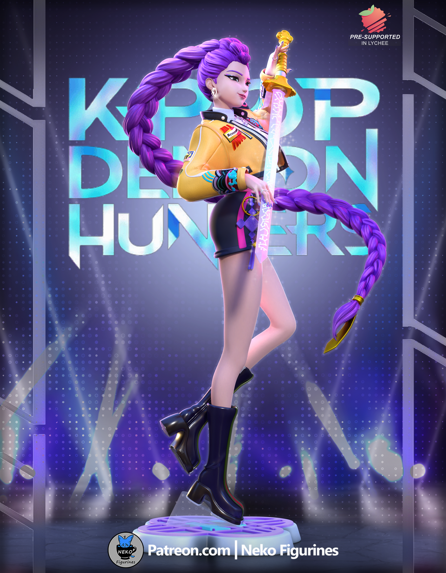 Rumi | Kpop Demon Hunters | Handcrafted Figure