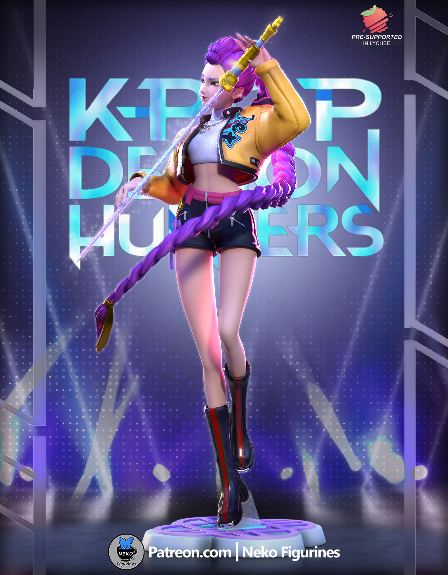 Rumi | Kpop Demon Hunters | Handcrafted Figure