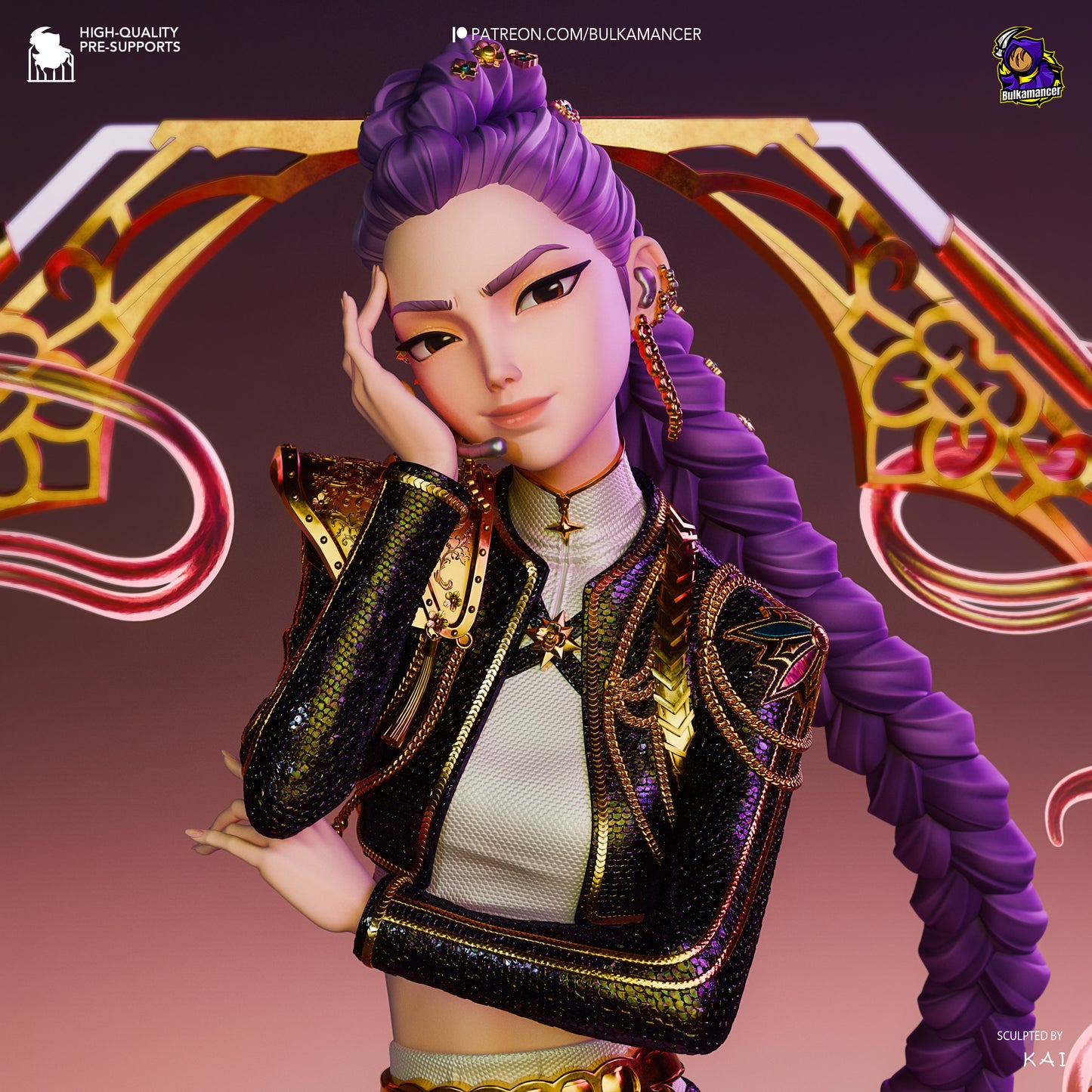 Rumi | Kpop Demon Hunters | Handcrafted Figure