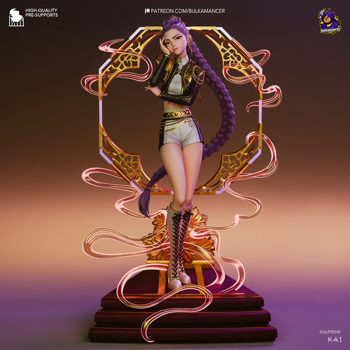 Rumi | Kpop Demon Hunters | Handcrafted Figure