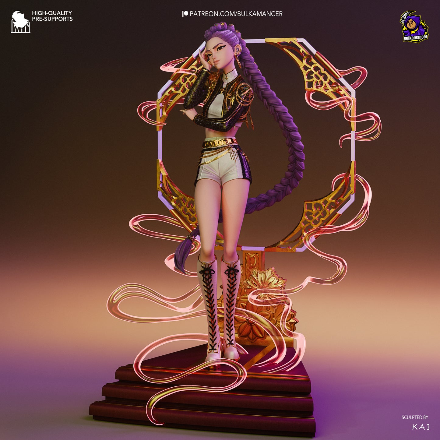 Rumi | Kpop Demon Hunters | Handcrafted Figure