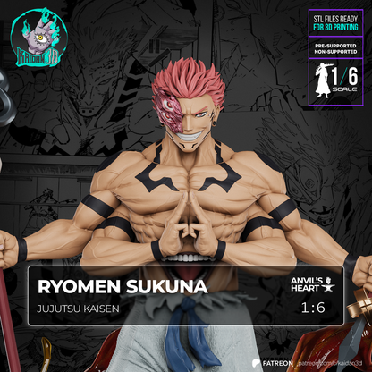 Ryomen Sukuna | Jujutsu Kaisen | Handcrafted Figure