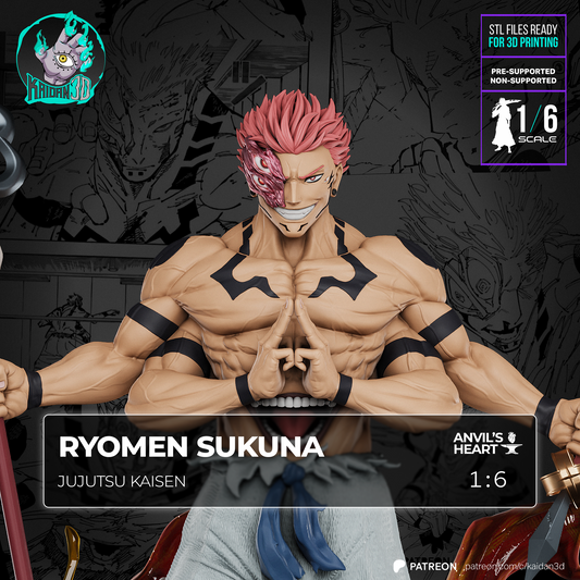 Ryomen Sukuna | Jujutsu Kaisen | Handcrafted Figure