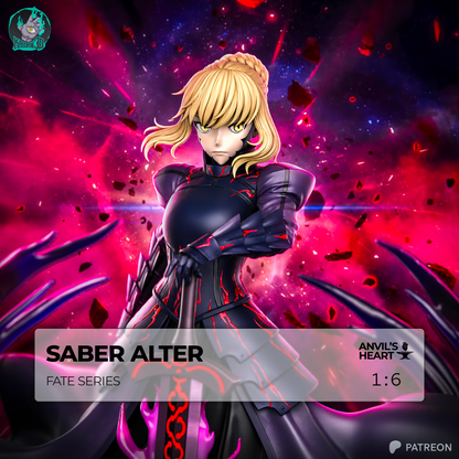 Golden Knight Queen (Alter) | Handcrafted Figure