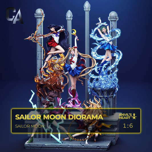 Sailor Moon Diorama | Handcrafted Figure