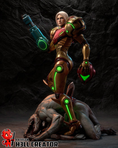 Samus | Metroid | Handcrafted Figure