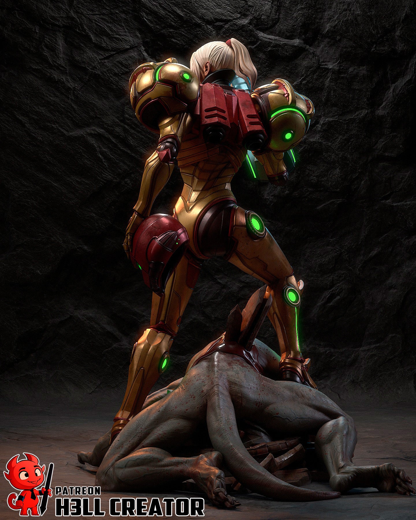 Samus | Metroid | Handcrafted Figure