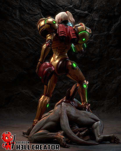 Samus | Metroid | Handcrafted Figure