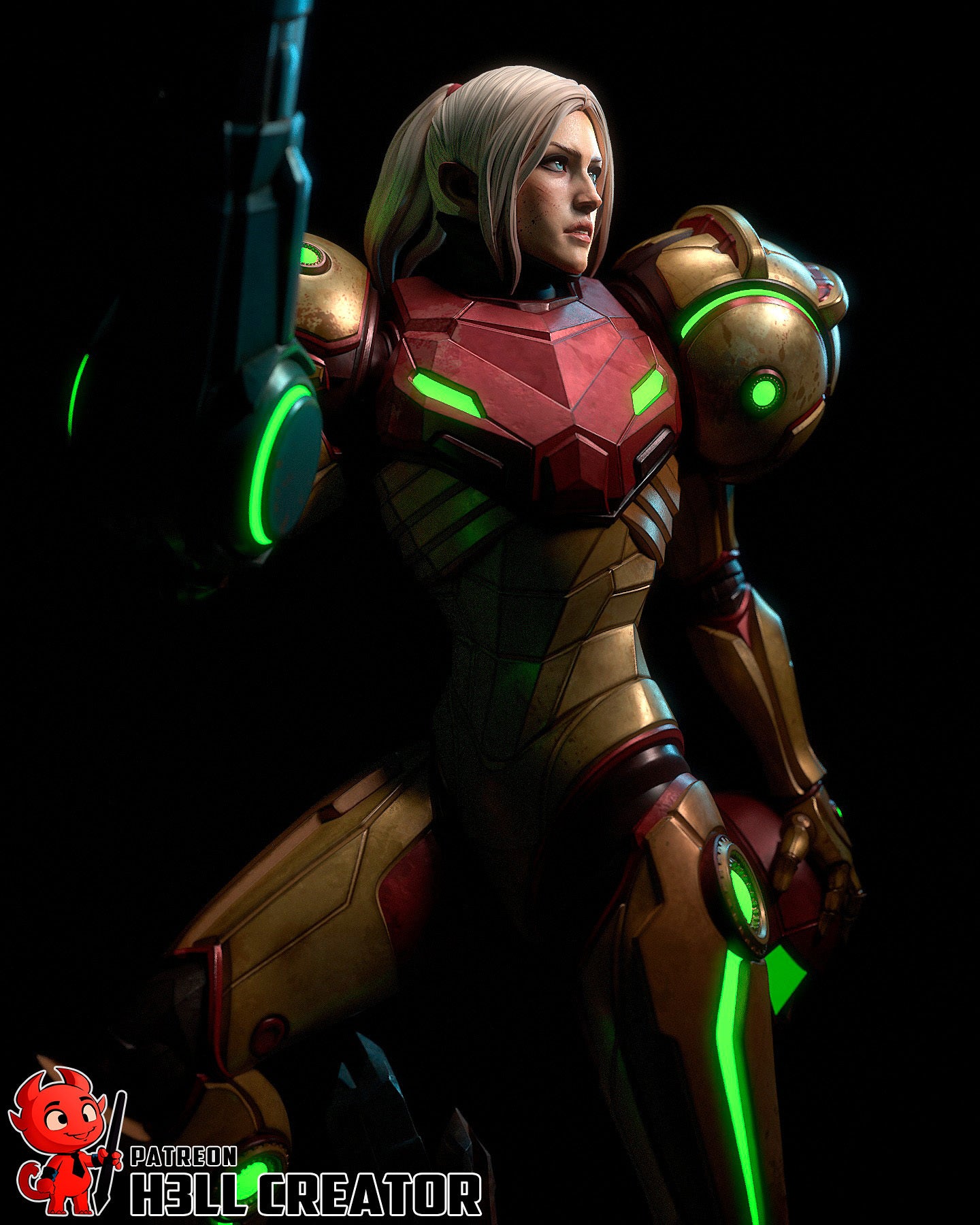 Samus | Metroid | Handcrafted Figure